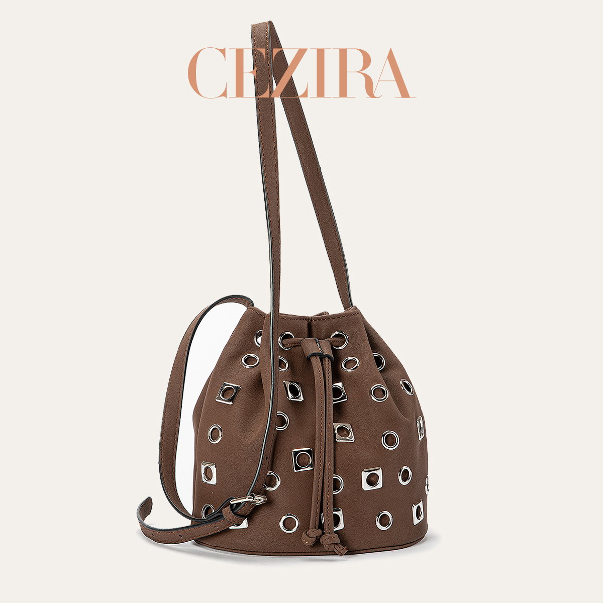 Luxury Bags That Are Vegan - CR Damen Luxus Punk Hollow-Out Bucket