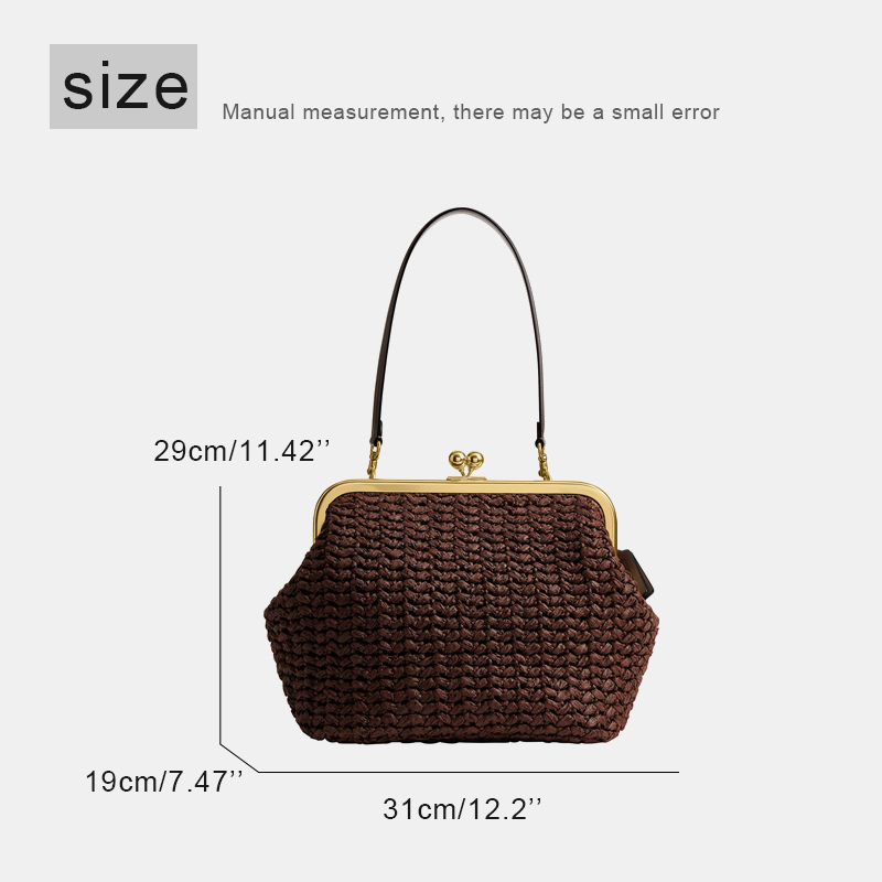 Handgewebte Kisslock-Rahmen-Sc – Luxury Bags Supplier Bewertung und Preis