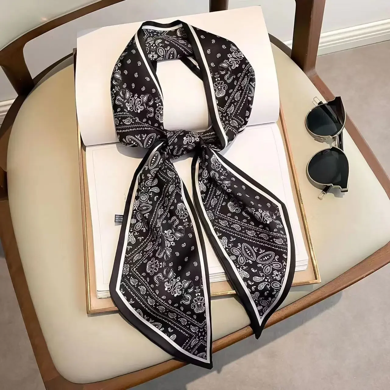 Design-Print Schmaler Schal Ka – Luxury Bags For Women Brands Bewertung und Preis