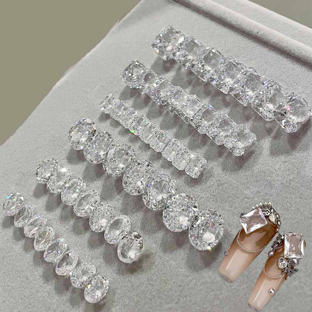 10 Stück weiße Kristall-Zirkon – Luxury Bags Dropshipping Bewertung und Preis