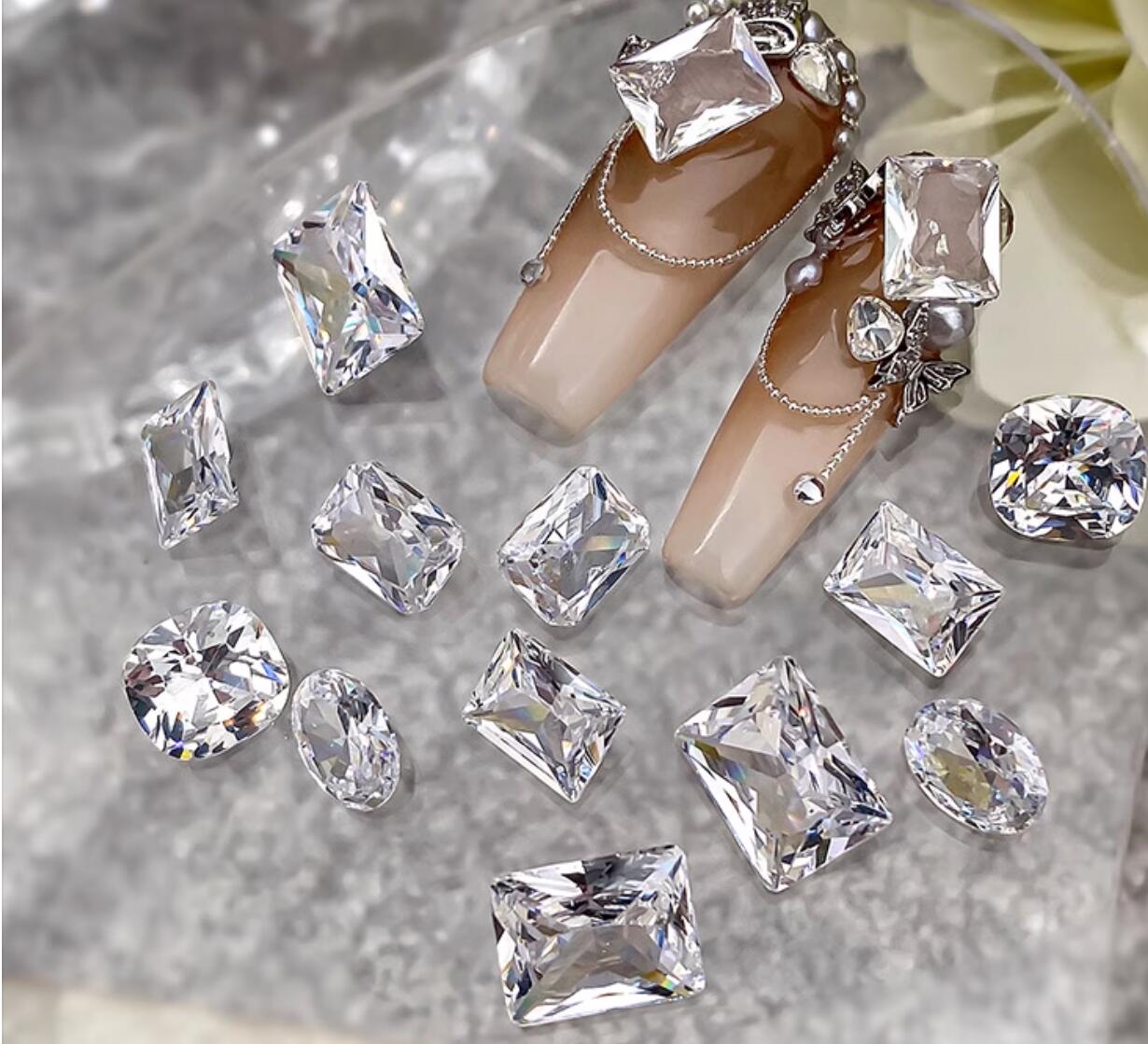 10 Stück weiße Kristall-Zirkon – Luxury Bags Dropshipping Bewertung und Preis