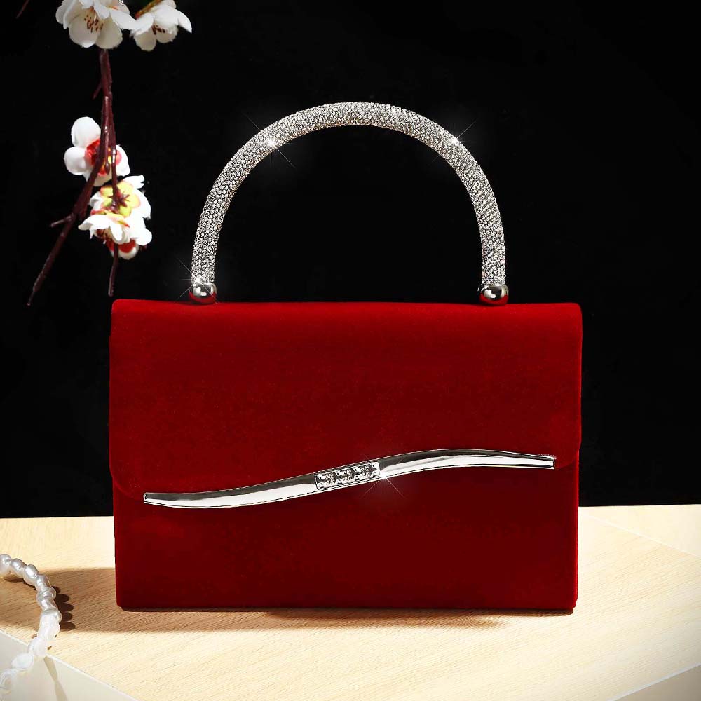 Neue weinrote, mit Diamanten b – Luxury Bags Outlet Bewertung und Preis
