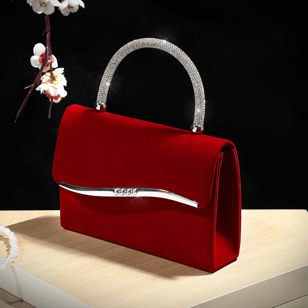 Neue weinrote, mit Diamanten b – Luxury Bags Outlet Bewertung und Preis
