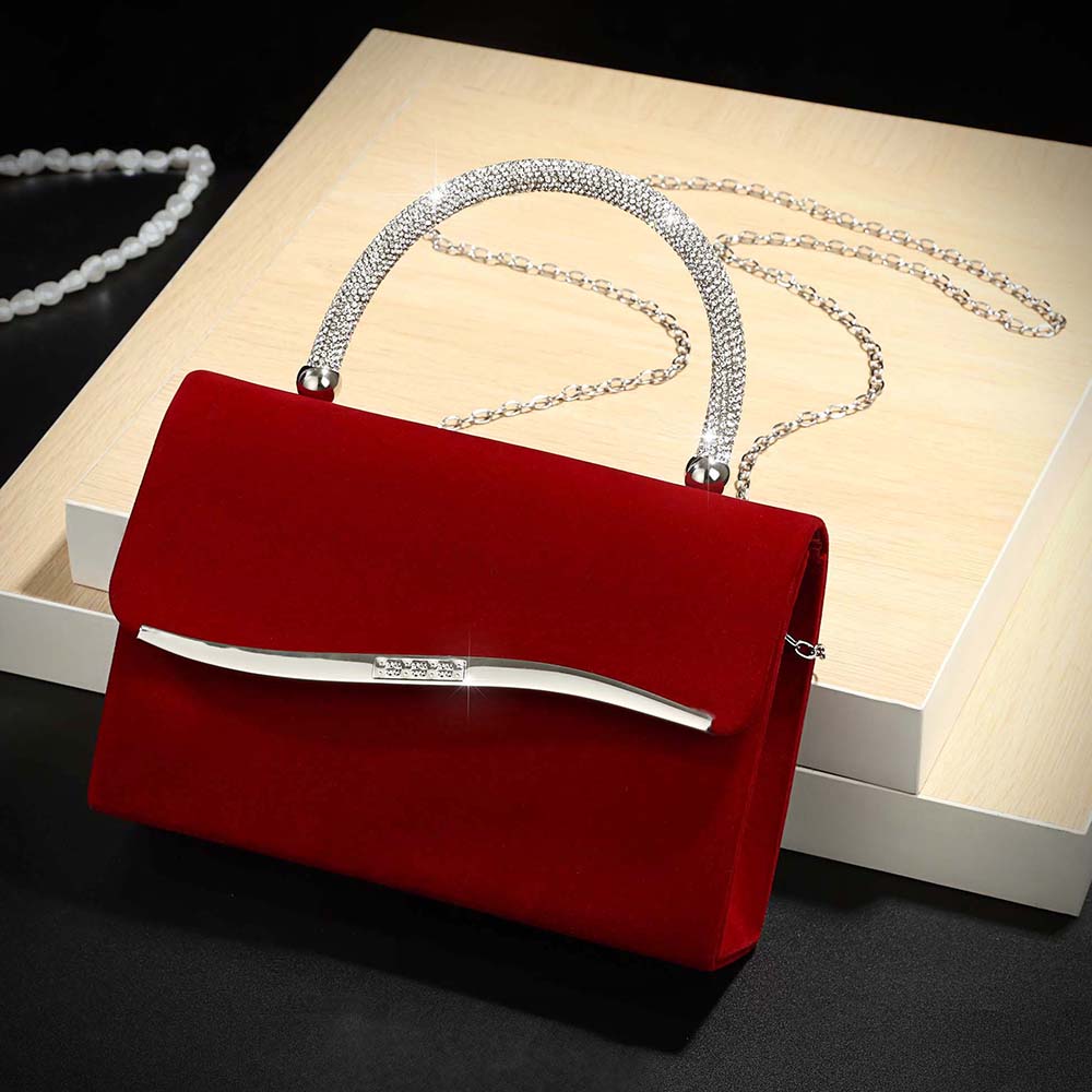 Neue weinrote, mit Diamanten b – Luxury Bags Outlet Bewertung und Preis